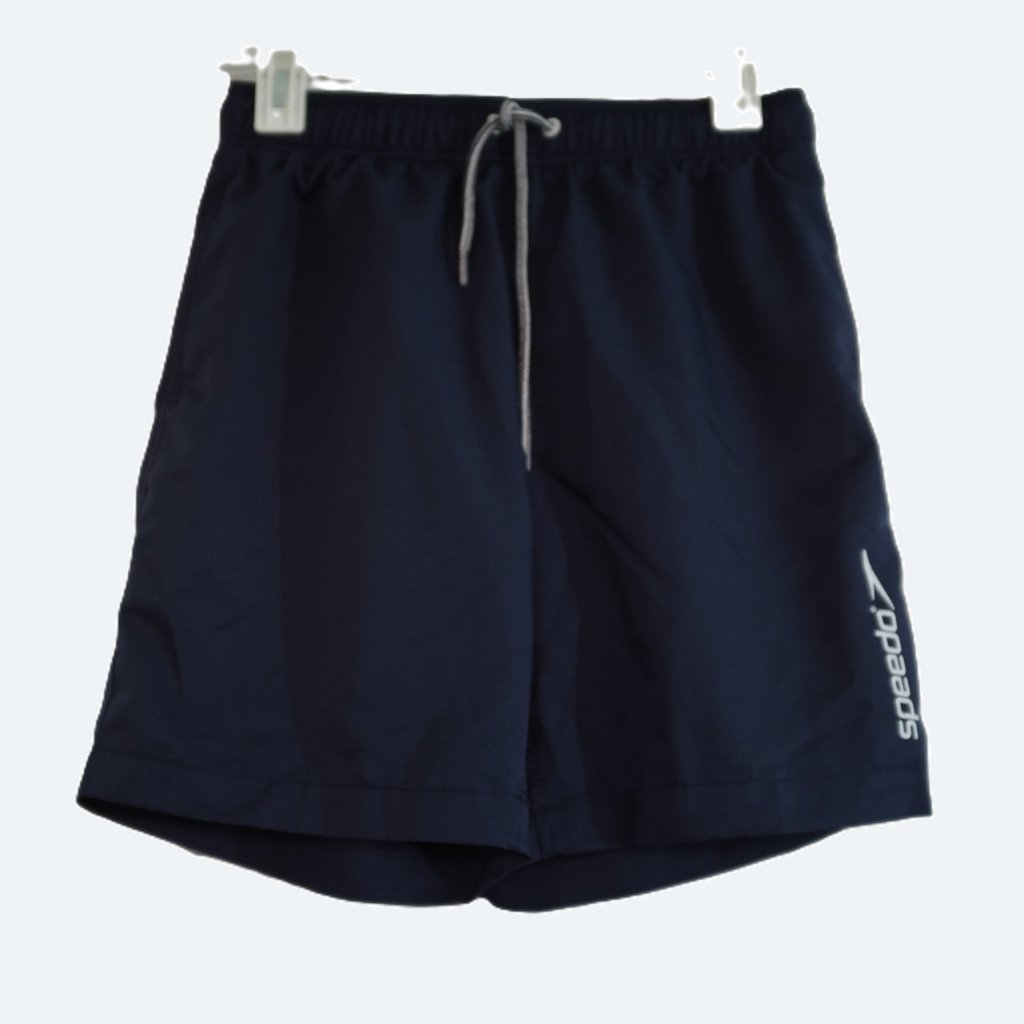 Speedo Solid Volley Swim Shorts In Navy Size S